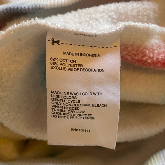 Tie Dye Sweatshirt Set  -  Size XS - Picture 10 of 10